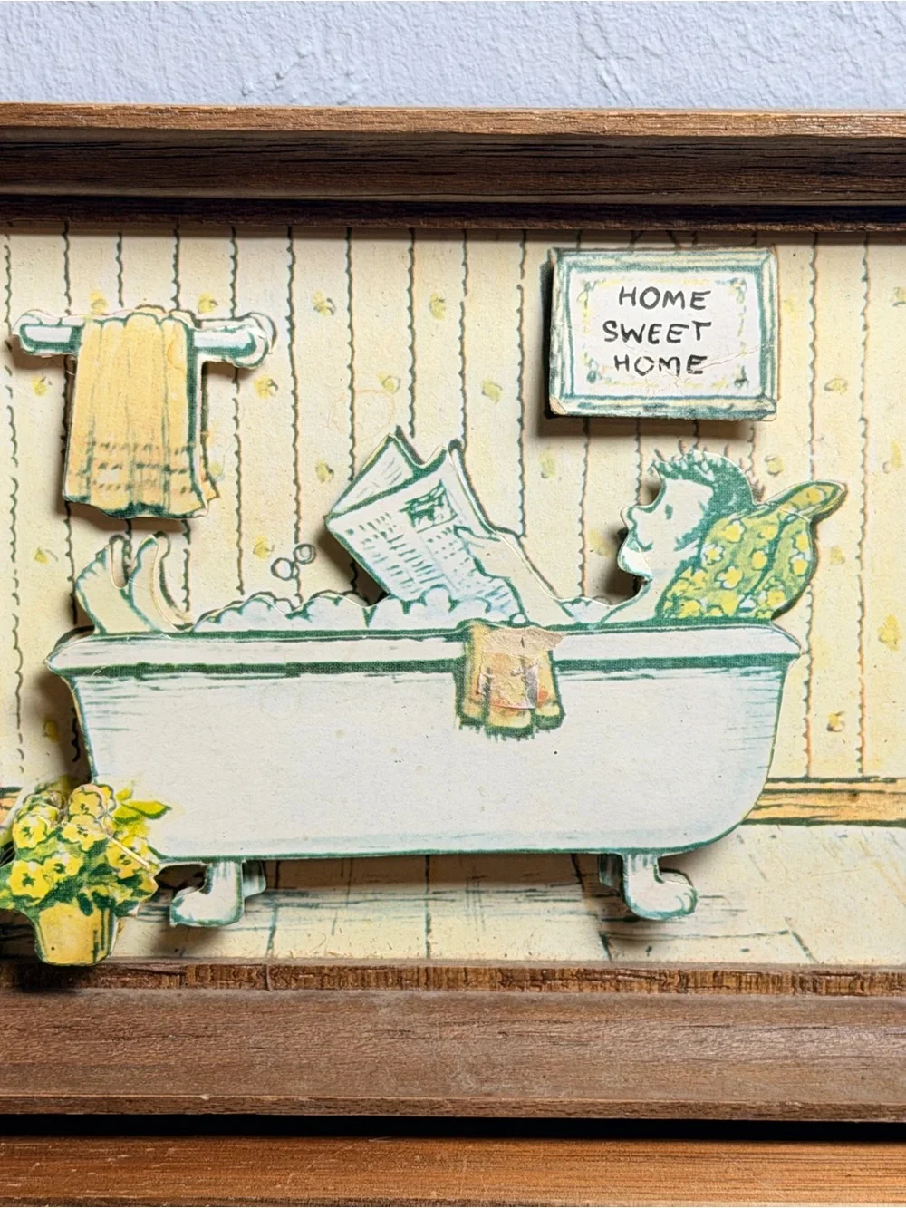 Vintage-1970s Sammy Bowen Shadow Box